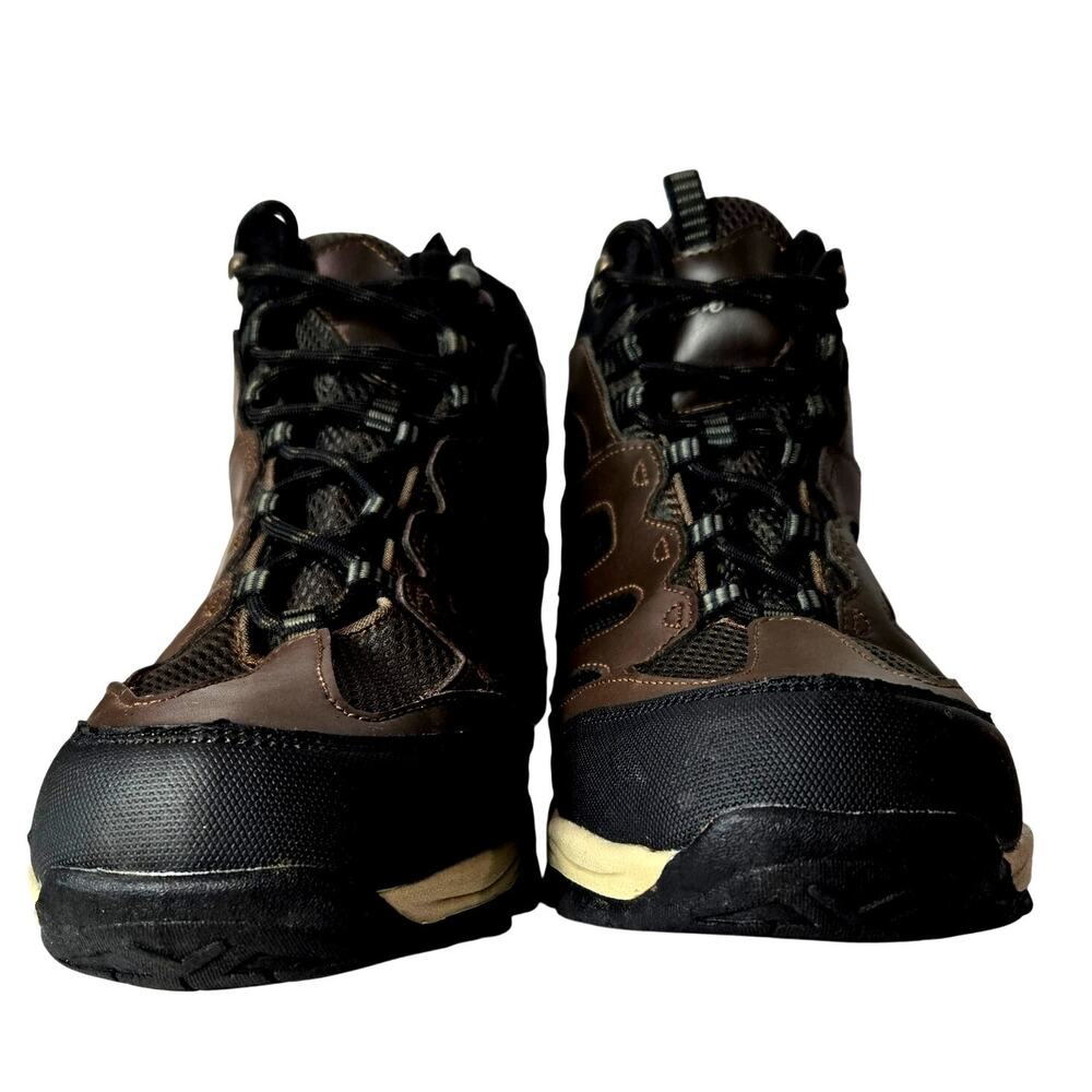 Eddie Bauer Men's Size 12 Graham Hiking Boots Leather Waterproof Brown - Picture 2 of 6